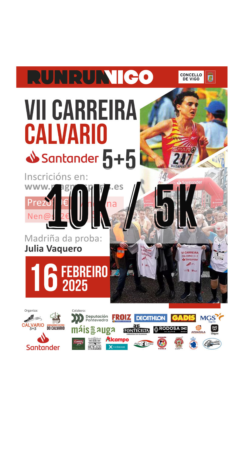 CALVARIO 5+5 BANCO SANTANDER 10K E 5K 2025