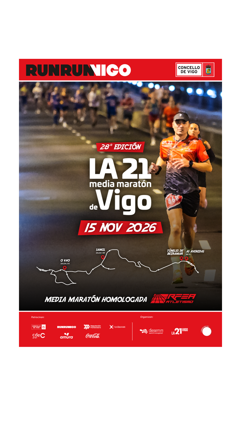 LA21 MEDIA MARATÓN DE VIGO 21K