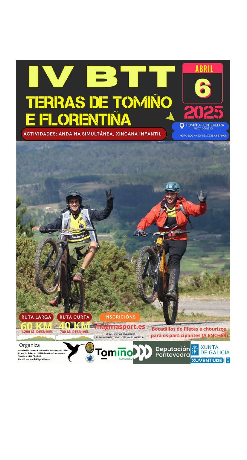 IV BTT TERRAS DE TOMIÑO E FLORENTIÑA