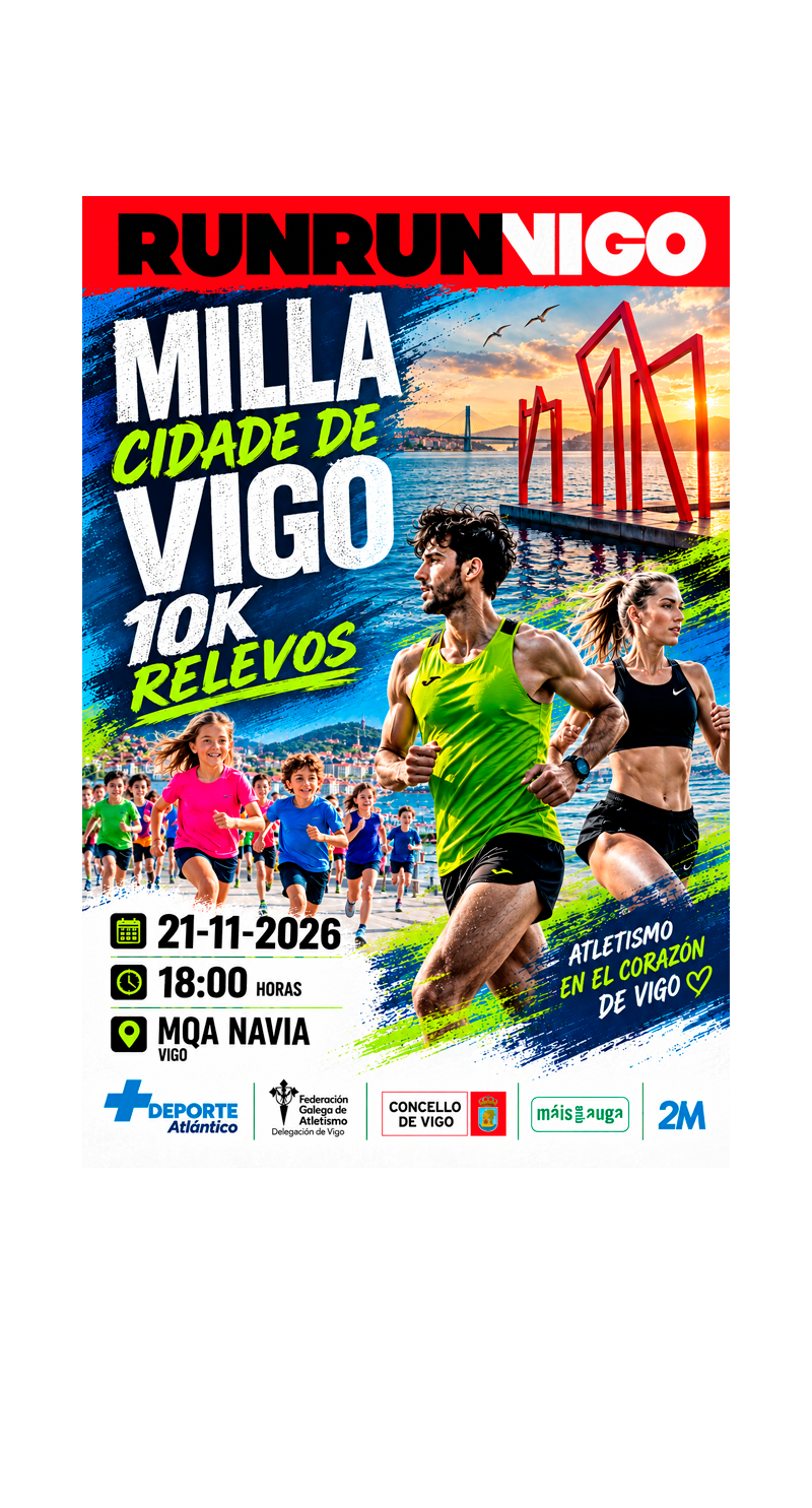 MILLA CIDADE DE VIGO 2026 E 10K relevos (Mixtos)