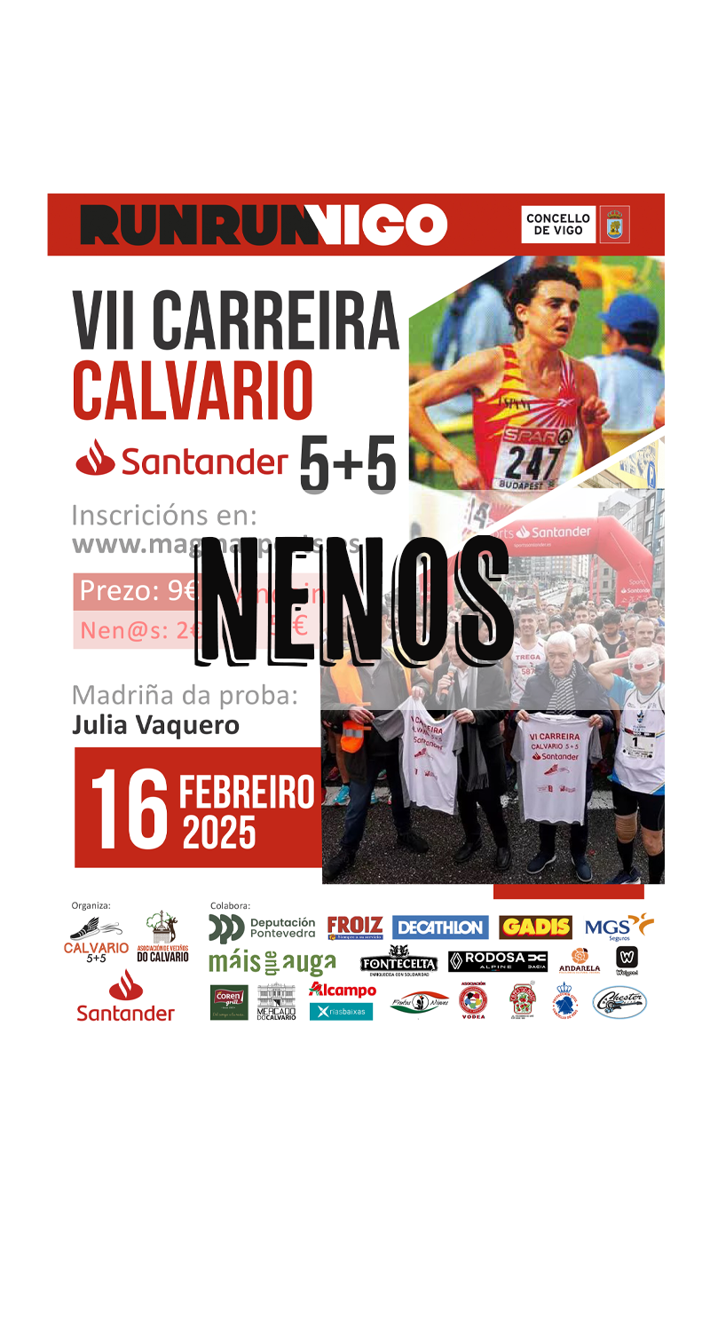 CALVARIO 5+5 BANCO SANTANDER NENOS 2025